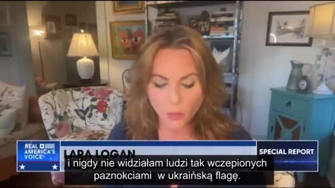 ⁣Dziennikarka śledcza Lara Logan o Ukrainie